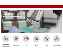 Tablet Screenshot of enzynomics.com